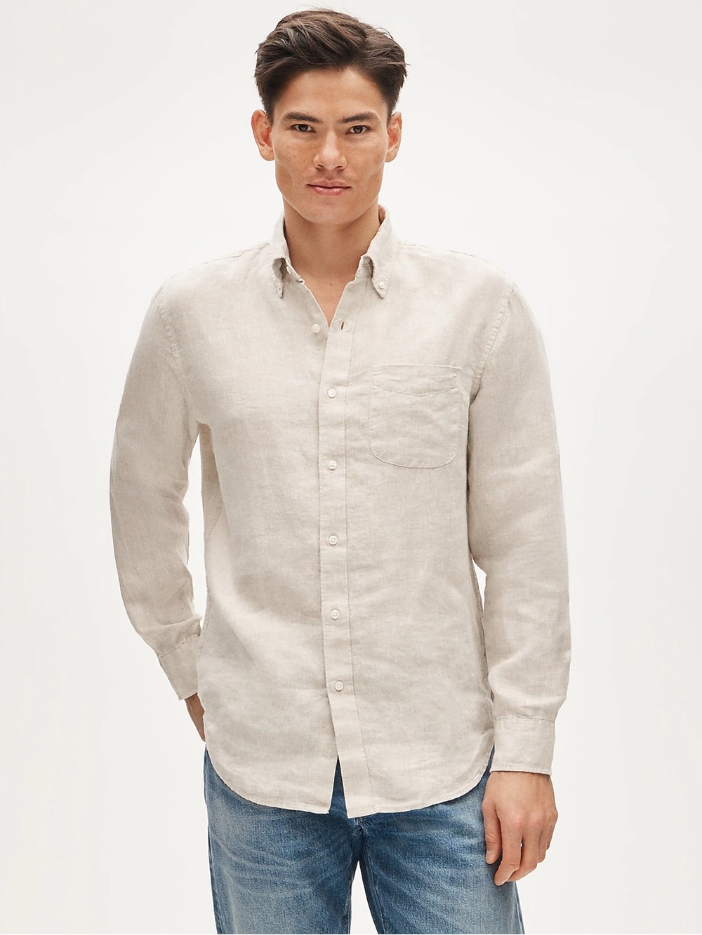 J. Crew Baird McNutt Irish Linen Shirt